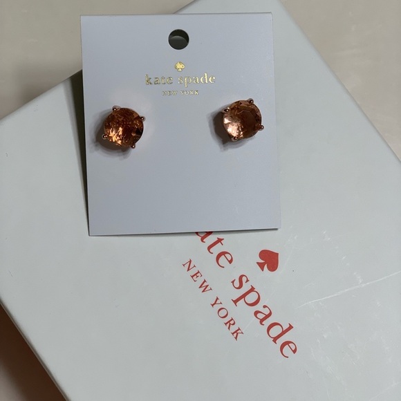 Kate Spade Gumdrop Stud Round Cut Earrings - Picture 7 of 8